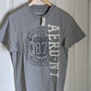 Aeropostale tee NWT medium light grey